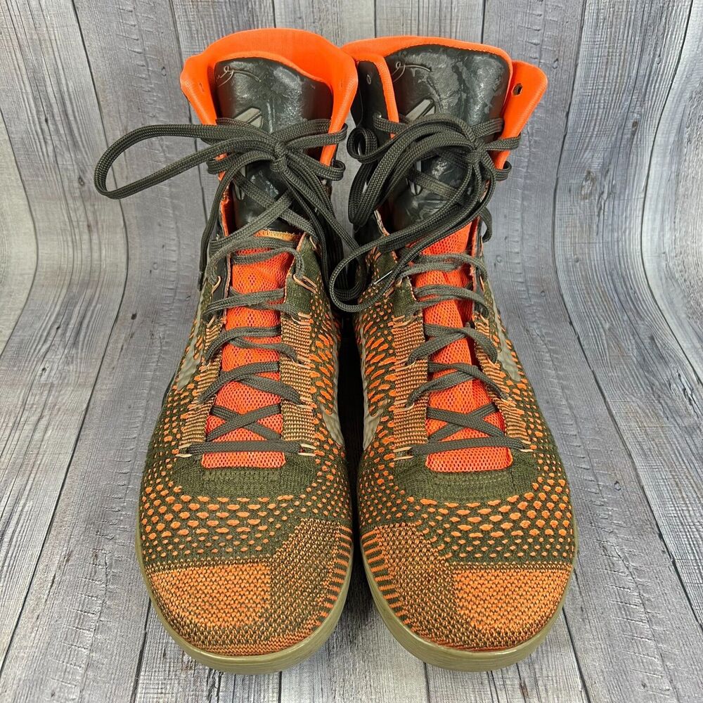 Nike Kobe IX 9 Elite Strategy 630847-303 Sequoia/Green Sz 11 Basketball Shoes - Picture 9 of 16